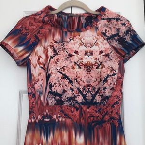 Zara Dresses - Zara Bodycon Dress Cherry Blossom Design Small Zara Dresses - Zara Bodycon Dress Cherry Blossom Design Small